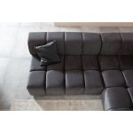 Диван угловой Bel Ami, коллекция "Милый друг" 265*70*210, Полиуретан, Фанера, Полипропилен, Полиэстер, Серый — изображение 4