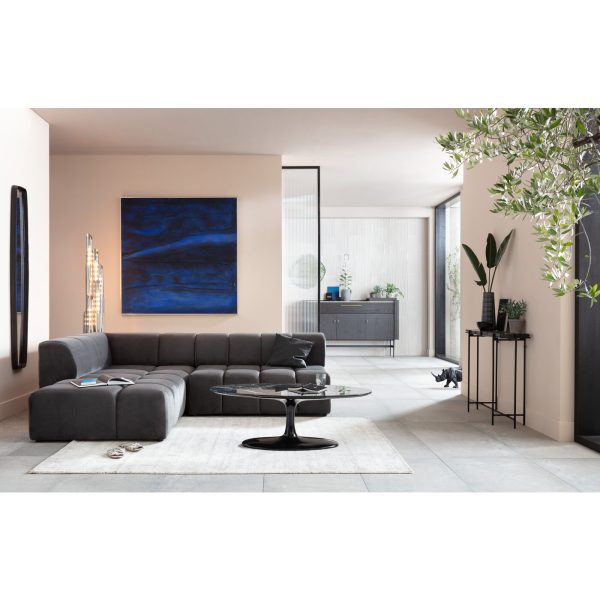 Диван угловой Bel Ami, коллекция "Милый друг" 265*70*210, Полиуретан, Фанера, Полипропилен, Полиэстер, Серый — изображение 2