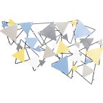 Вешалка настенная Triangle, коллекция "Треугольники" 101*59*6, Сталь, Мультиколор