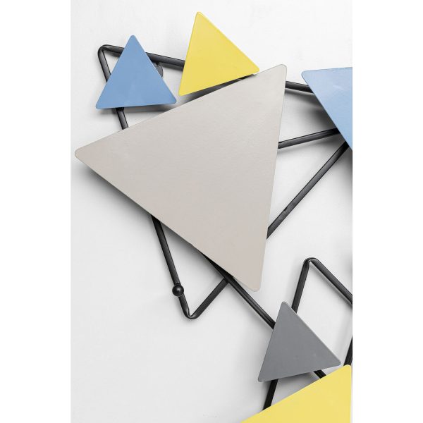 KARE-85561-detail-a-1400x1400 Вешалка настенная Triangle, коллекция "Треугольники" 101*59*6, Сталь, Мультиколор — изображение 2