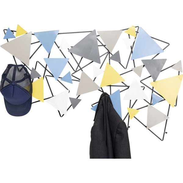 KARE-85561-master-a-1400x1400 Вешалка настенная Triangle, коллекция "Треугольники" 101*59*6, Сталь, Мультиколор — изображение 4
