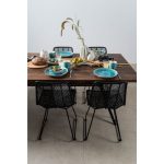 Стул Ko Lanta, коллекция "Ланта" 45*86*55, Ротанг, Сталь, Черный — изображение 2