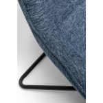 Кресло для отдыха Granada, коллекция "Гранада" 101*77*135, Полиэстер, Пенополиуретан, ДСП, Сталь, Синий — изображение 4