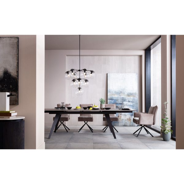 Стул Chelsea, коллекция "Челси" 50*91*60, Полиэстер, Полиуретан, Фанера, Сталь, Серый — изображение 3