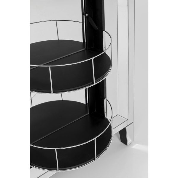 Шкаф барный Luxury, коллекция "Роскошь" 84*152*41, Зеркальное стекло, МДФ, Стекло, Бесцветный — изображение 4