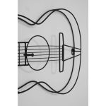Вешалка настенная Guitar, коллекция "Гитара" 81*31*7, Сталь, Черный — изображение 2