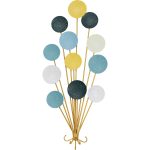 Вешалка настенная Bowls, коллекция "Шары" 50*120*5, Сталь, Мультиколор