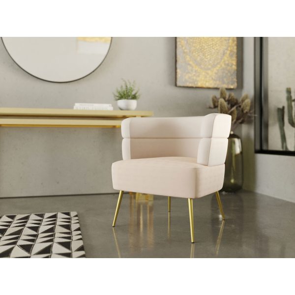 Кресло Sandwich, коллекция "Сэндвич" 65*74*64, Полиуретан, Сталь, ДСП, Полиэстер, Бежевый — изображение 3