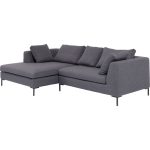 Диван угловой Gianni, коллекция "Джанни" 290*88*167, Полиэстер, Пенополиуретан, Бук, Фанера, Сталь, Серый графит — изображение 4