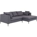 Диван угловой Gianni, коллекция "Джанни" 290*88*167, Полиэстер, Пенополиуретан, Бук, Фанера, Сталь, Серый графит — изображение 3