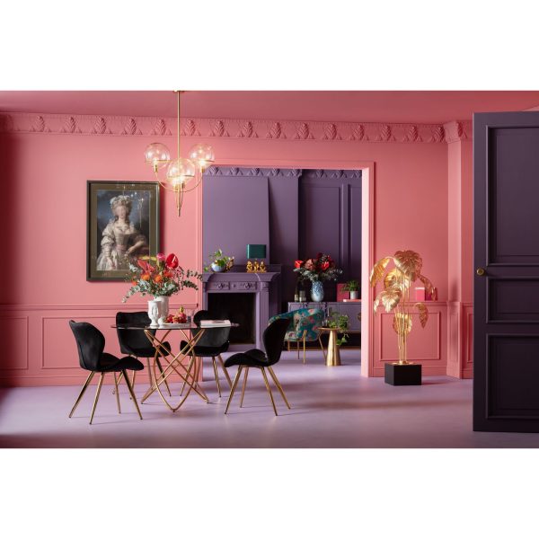 Стул Viva, коллекция "Вива" 51*83*54, Полиэстер, Фанера, Сталь, Черный — изображение 3