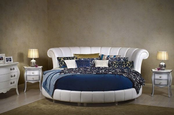 Дизайнерская круглая кровать Letto Rotondo GM01