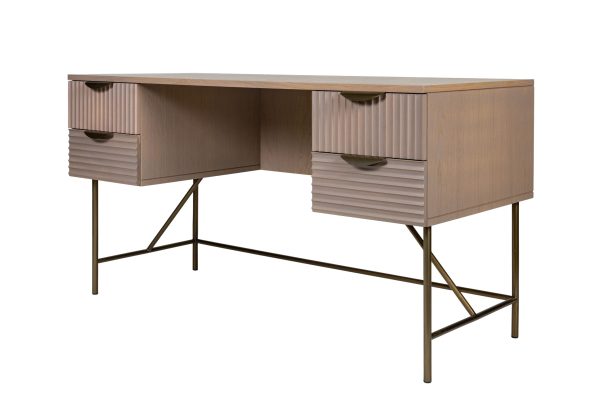 Письменный стол HAINES premium beige 0.75x1.4x0.6м — изображение 2