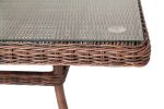 "Айриш" стол плетеный из искусственного ротанга, цвет коричневый — изображение 3