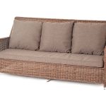 "Гляссе" диван трехместный из искусственного ротанга