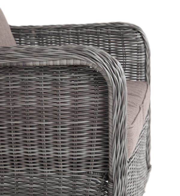 Гляссе-кресло-плетеное-из-искусственного-ротанга-цвет-графит-2 "Гляссе" кресло плетеное из искусственного ротанга, цвет графит — изображение 3