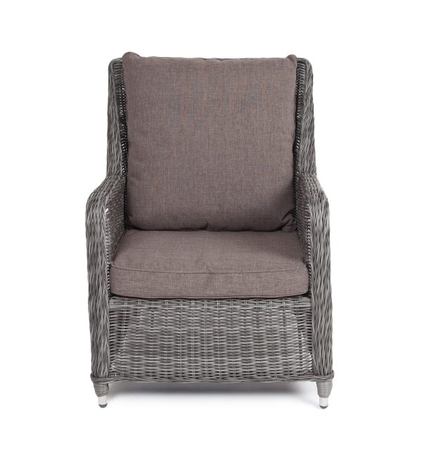 Гляссе-кресло-плетеное-из-искусственного-ротанга-цвет-графит-4 "Гляссе" кресло плетеное из искусственного ротанга, цвет графит — изображение 5