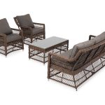 "Гранд Латте" лаунж-зона из искусственного ротанга