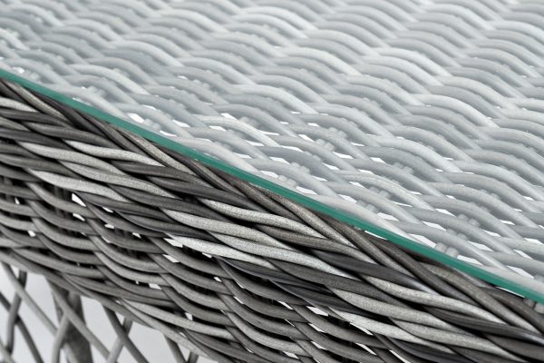 "Гранд Латте" стол журнальный из искусственного ротанга, цвет графит — изображение 5