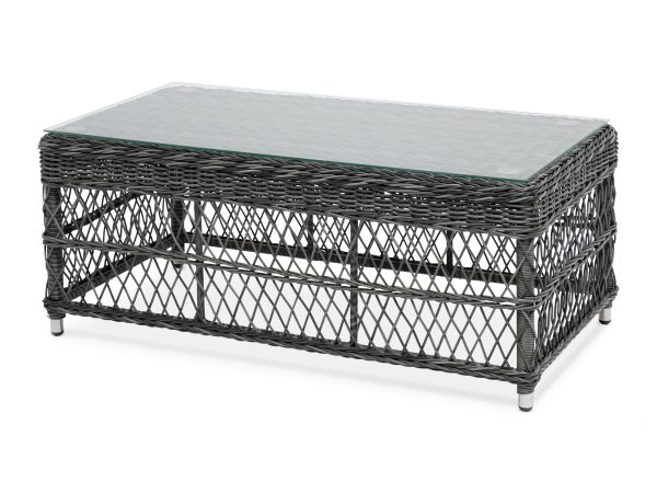 "Гранд Латте" стол журнальный из искусственного ротанга