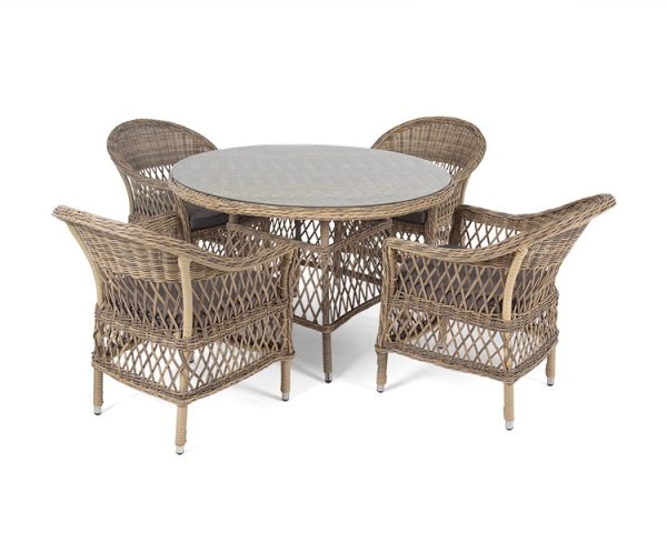 "Дольче" обеденная группа из искусственного ротанга