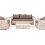 "Капучино" лаунж-зона из искусственного ротанга