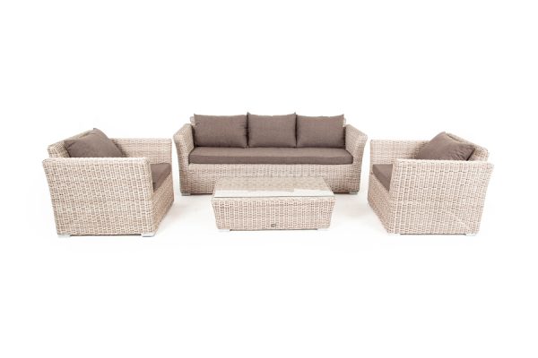 "Капучино" лаунж-зона из искусственного ротанга