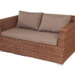 "Капучино" диван из искусственного ротанга двухместный