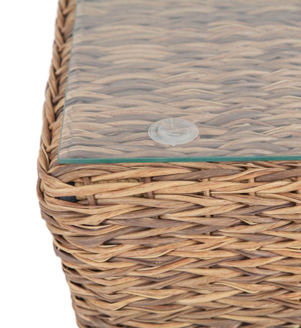 Капучино-журнальный-столик-из-искусственного-ротанга-гиацинт-цвет-соломенный-1 цвет соломенный