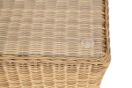 "Капучино" журнальный столик из искусственного ротанга, цвет соломенный — изображение 4