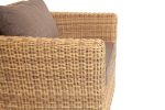 "Капучино" кресло из искусственного ротанга, цвет соломенный — изображение 4