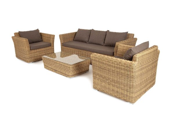 "Капучино" лаунж-зона из искусственного ротанга