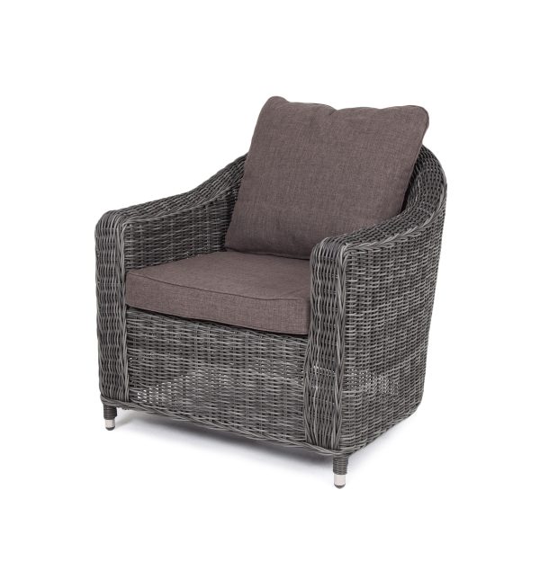 "Кон Панна" кресло из искусственного ротанга, цвет графит — изображение 3