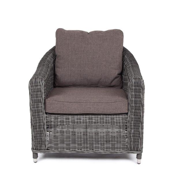 "Кон Панна" кресло из искусственного ротанга, цвет графит — изображение 4
