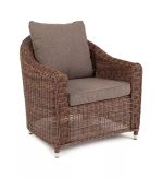 "Кон Панна" кресло из искусственного ротанга, цвет коричневый — изображение 4