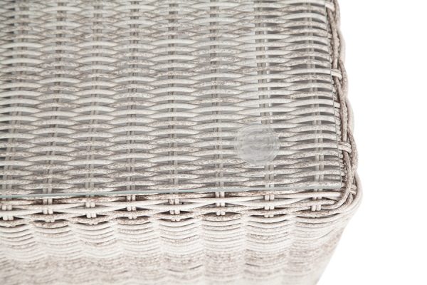 "Кон Панна" столик журнальный из искусственного ротанга, цвет бежевый — изображение 4