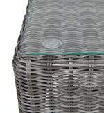 "Кон Панна" столик журнальный из искусственного ротанга, цвет графит — изображение 3