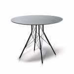 "Конте" интерьерный стол из HPL круглый Ø90см