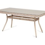 "Латте" плетеный стол из искусственного ротанга 160х90см