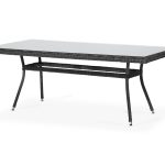 "Латте" плетеный стол из искусственного ротанга 200х90см