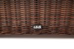 "Лунго" журнальный столик плетеный, цвет коричневый — изображение 3