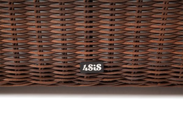 "Лунго" журнальный столик плетеный, цвет коричневый — изображение 3