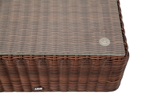 "Лунго" журнальный столик плетеный, цвет коричневый — изображение 5