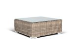 "Лунго" журнальный столик плетеный, цвет соломенный — изображение 3