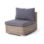 "Лунго" модуль диванный прямой с подушками