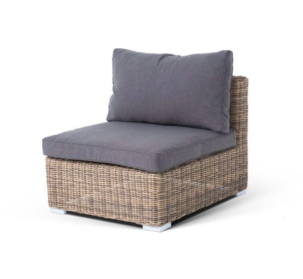 "Лунго" модуль диванный прямой с подушками