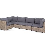 "Лунго" трансформирующийся диван из искусственного ротанга