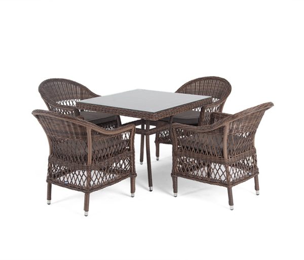 "Сицилия" обеденная группа плетеная