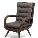 "Толедо" кресло плетеное с подушками