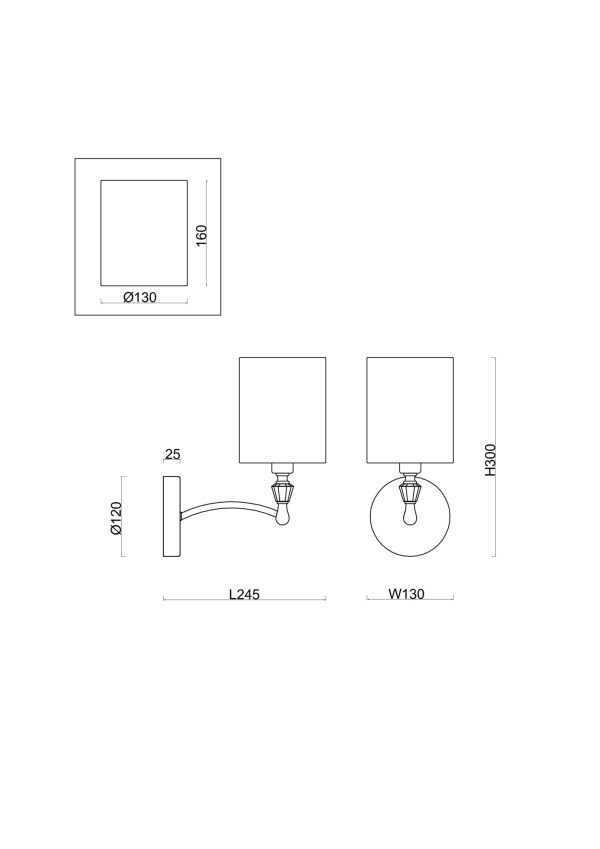 Настенный светильник (бра) Freya FR1007WL-01N — изображение 2